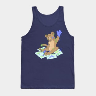 Little Bear the Painter Tank Top